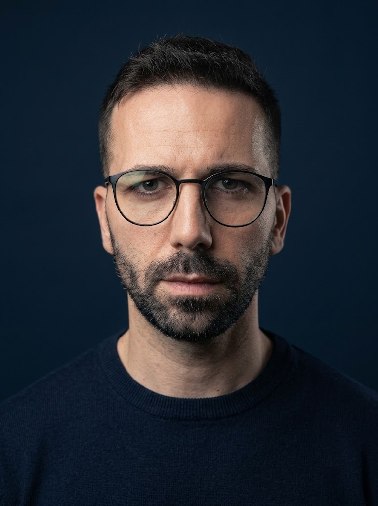 Ritratto di Simon, trader di opzioni e fondatore di Simon Experience